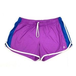 Champion Women's M Medium Athletic Shorts Purple Blue Running Fitness